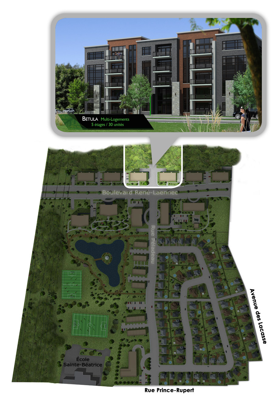 Condominiums 5 étages